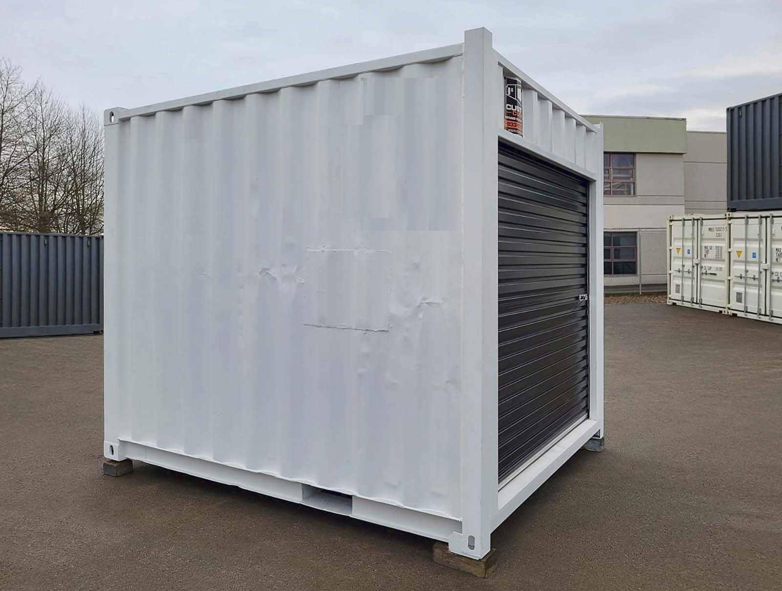 10&rsquo; &ldquo;Cut Down&rdquo; Used Container + Rollup - STARMAX Containers PTY. LTD
