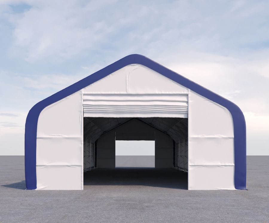 Dual Truss Storage Shelter (30&prime; x 80&prime; x 20&prime;) - STARMAX Containers PTY. LTD