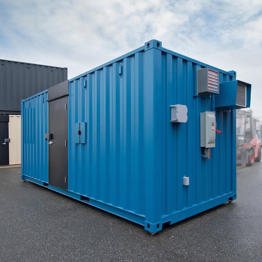 Shipyard Machinery Enclosure - STARMAX Containers PTY. LTD