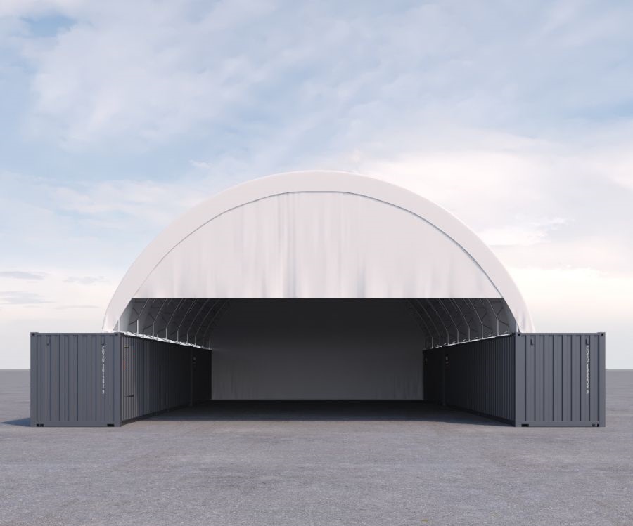 40&rsquo; x 60&rsquo; Container Shelter - STARMAX Containers PTY. LTD