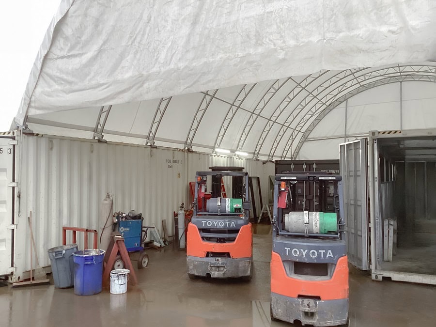 40&rsquo; x 60&rsquo; Container Shelter - STARMAX Containers PTY. LTD