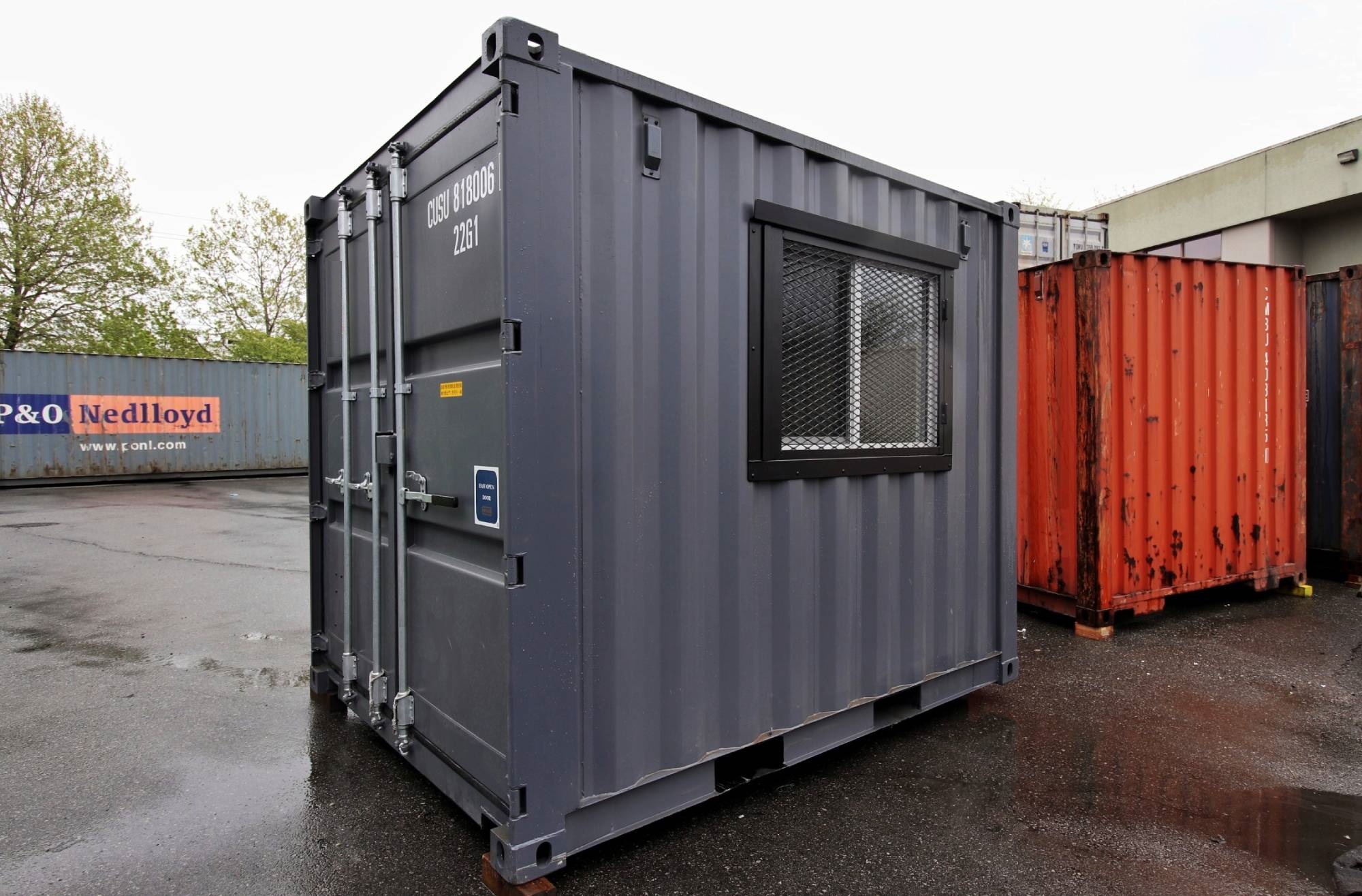 10&rsquo; Office CUBE &ndash; Wood Finished - STARMAX Containers PTY. LTD
