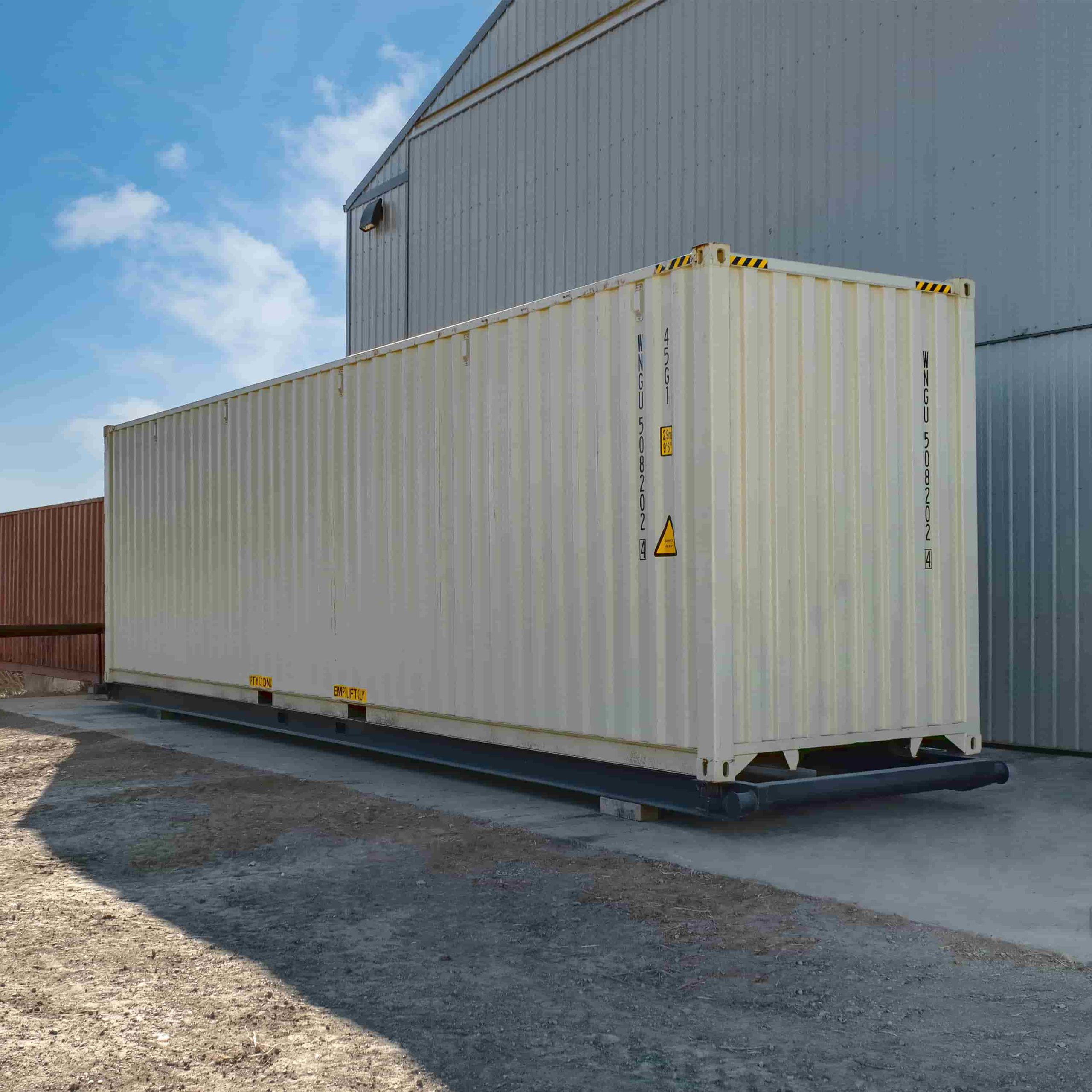40&rsquo; Container skid w/ twist lock &ldquo;Non Grated&rdquo; - STARMAX Containers PTY. LTD