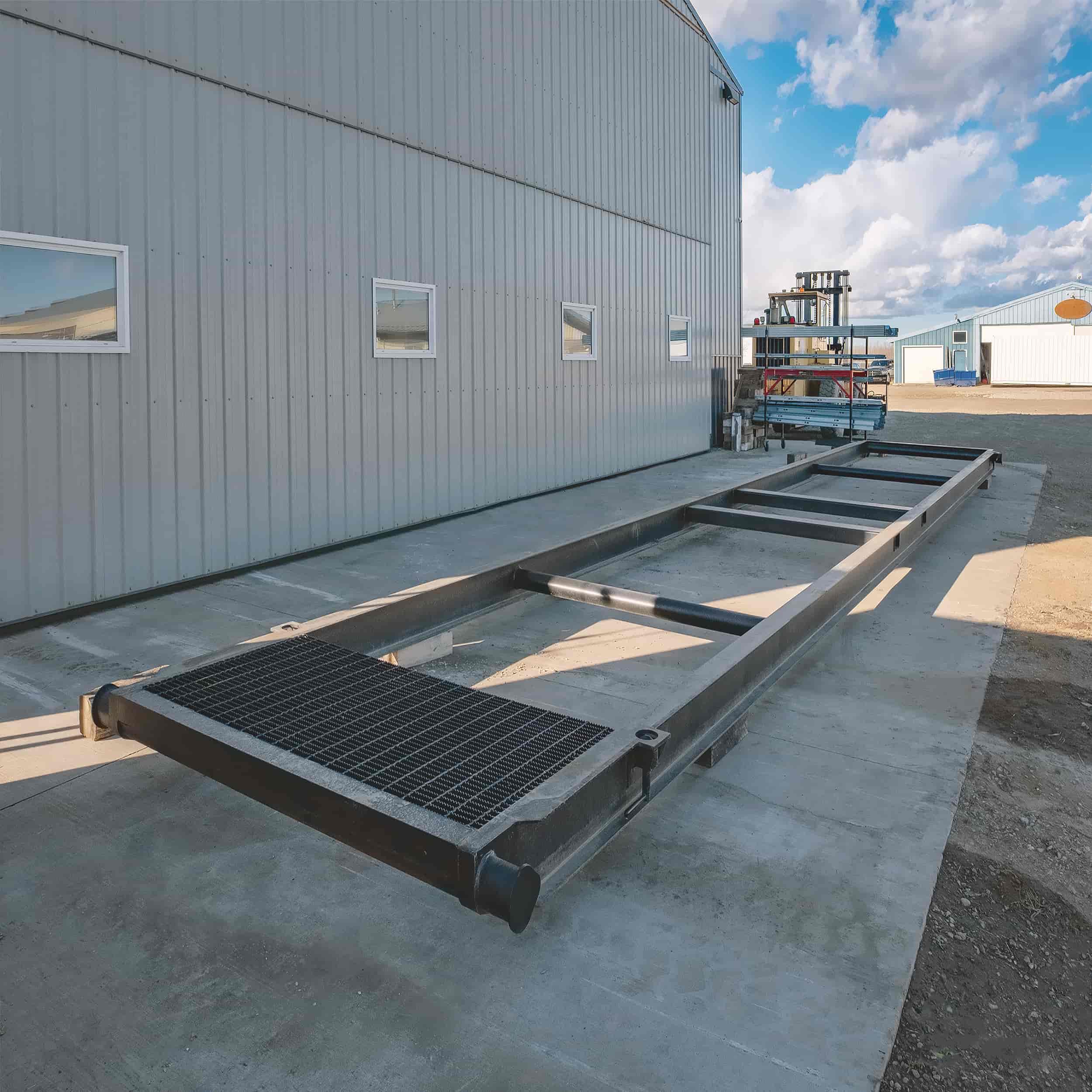 40&rsquo; Container skid w/ twist lock &ldquo;Grated&rdquo; - STARMAX Containers PTY. LTD