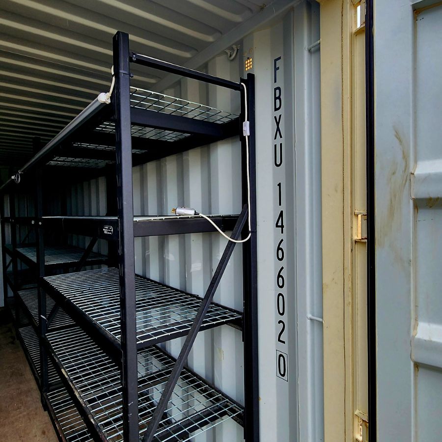 20&rsquo; New (1-Trip) Container w/ Shelving on BOTH sides - STARMAX Containers PTY. LTD